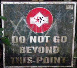 Do Not Go Beyond This Point!